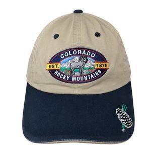 Colorado Rocky Mountains Est 1876 Baseball Cap Multicolor OS Captain Travel